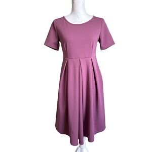 Hello Miz Women’s Maternity Short Sleeve Pleated Dress Size Small